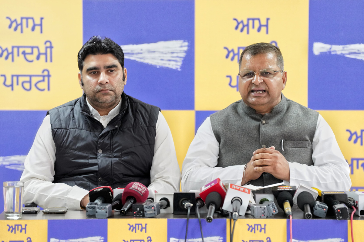 ਪੰਜਾਬ ਦੀ ਕਿਸਾਨੀ ਅਤੇ ਸੂਬੇ ਦੇ ਵਪਾਰ ਨੂੰ ਤਬਾਹ ਕਰਨਾ ਚਾਹੁੰਦੀ ਹੈ ਭਾਜਪਾ ਸਰਕਾਰ : ਆਮ ਆਦਮੀ ਪਾਰਟੀ